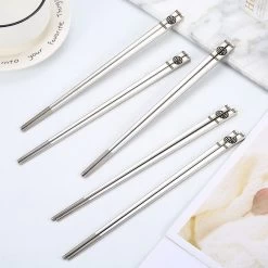 Baguette Chinoise Acier Inoxydable -Univers Chinois baguette chinoise acier inoxydable 33608363049122