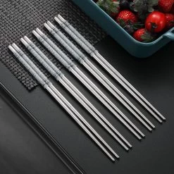 Baguette Chinoise En Inox 6 Baguette Chinoise En Inox -Univers Chinois baguette chinoise en inox 33393412210850