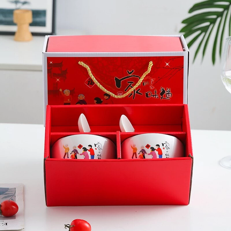 Bol Chinois Avec Cuillère 5 Bol Chinois Avec Cuillère – Image 3