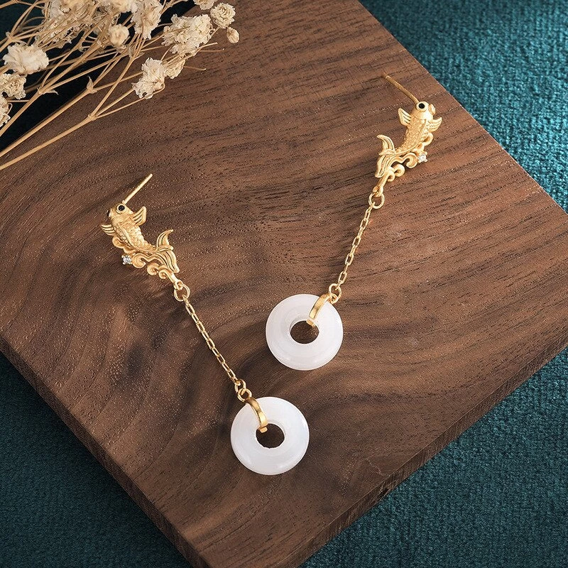 Boucles D'oreilles Pi Chinois 6 Boucles D'oreilles Pi Chinois – Image 4