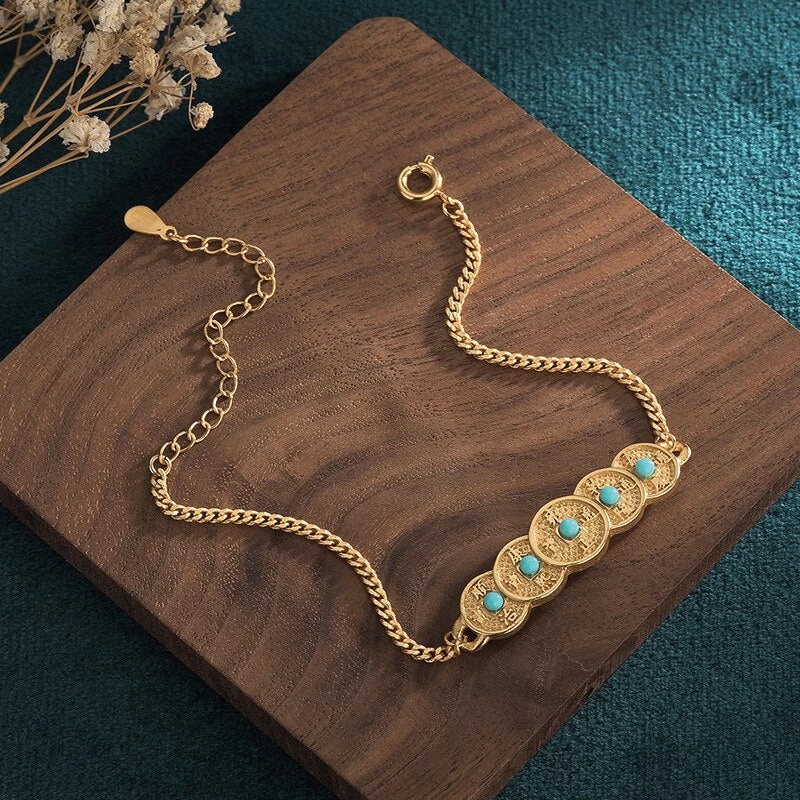 Bracelet Pièces Chinoise 5 Bracelet Pièces Chinoise – Image 3