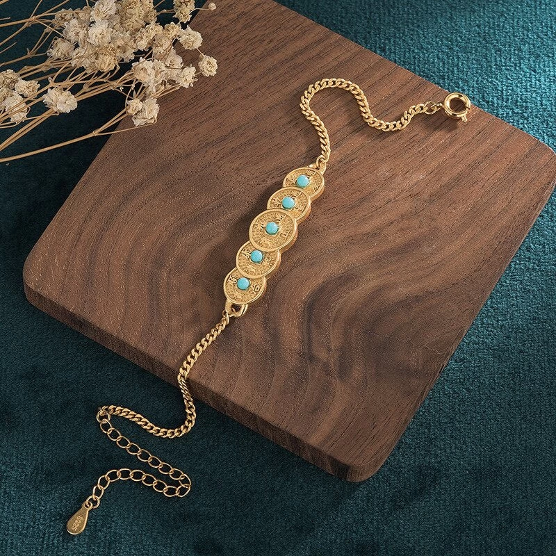 Bracelet Pièces Chinoise 6 Bracelet Pièces Chinoise – Image 4