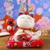 Chat Chinois Porte Bonheur Blanc -Univers Chinois chat chinois porte bonheur blanc 33694380720290