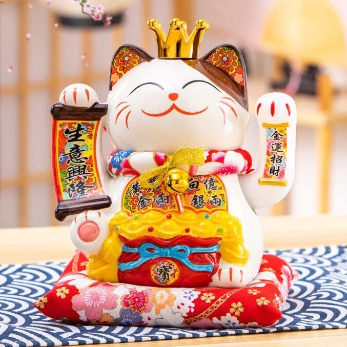 Chat Chinois Porte Bonheur Qui Bouge La Patte 3 Chat Chinois Porte Bonheur Qui Bouge La Patte