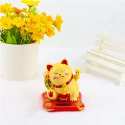 Chat Chinois Porte Bonheur Solaire -Univers Chinois chat chinois porte bonheur solaire 33703671070882