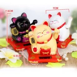 Chat Chinois Porte Bonheur Solaire -Univers Chinois chat chinois porte bonheur solaire 33703671103650