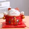 Chat Porte Bonheur Chinois Rouge -Univers Chinois chat porte bonheur chinois rouge 33703209926818