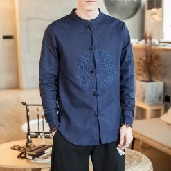 Chemise Chinoise Homme Coton -Univers Chinois chemise chinoise homme coton 34203958378658