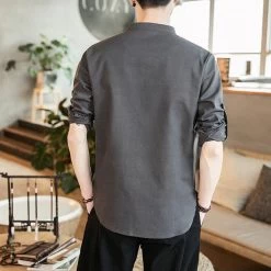 Chemise Chinoise Homme Coton -Univers Chinois chemise chinoise homme coton 34203961819298