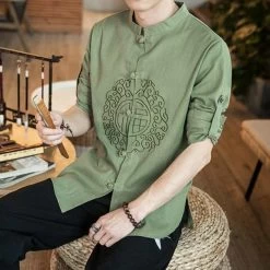 Chemise Chinoise Homme Coton -Univers Chinois chemise chinoise homme coton 34203961917602