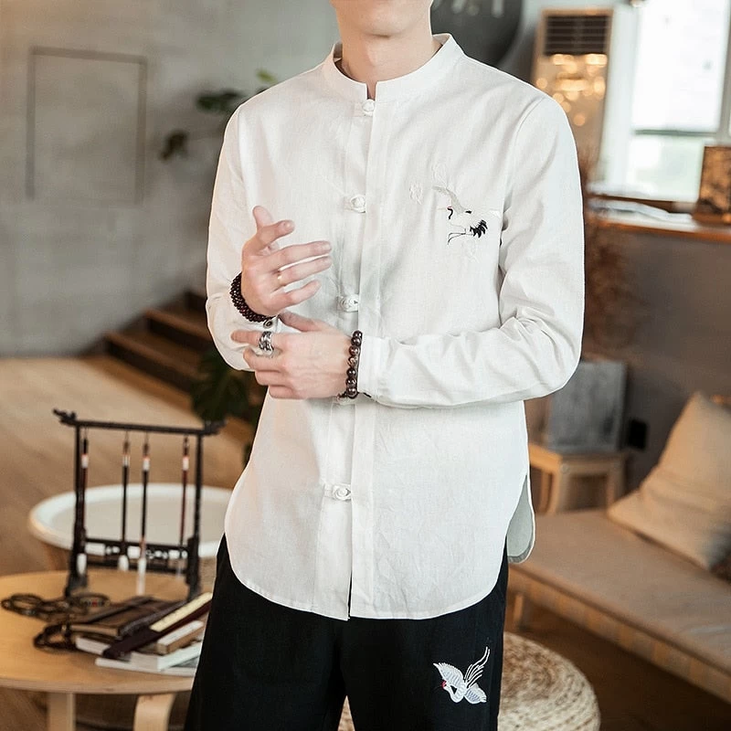 Chemise Chinoise Manches Longues 4 Chemise Chinoise Manches Longues – Image 2