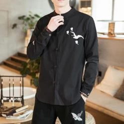 Chemise Chinoise Manches Longues 24 Chemise Chinoise Manches Longues -Univers Chinois chemise chinoise manches longues 34203944091810