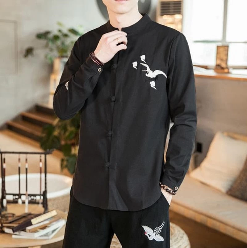 Chemise Chinoise Manches Longues 13 Chemise Chinoise Manches Longues – Image 11