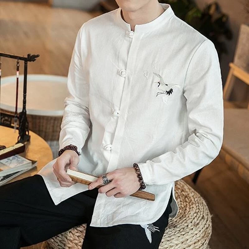 Chemise Chinoise Manches Longues 8 Chemise Chinoise Manches Longues – Image 6