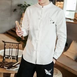 Chemise Chinoise Manches Longues 23 Chemise Chinoise Manches Longues -Univers Chinois chemise chinoise manches longues 34203944779938