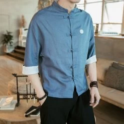 Chemise Col Chinois 11 Chemise Col Chinois -Univers Chinois chemise col chinois 34203627192482