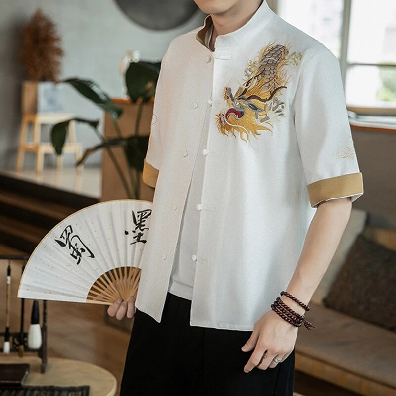 Chemise Dragon Chinois Homme 5 Chemise Dragon Chinois Homme – Image 3