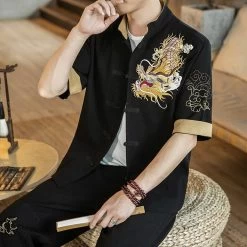Chemise Dragon Chinois Homme 15 Chemise Dragon Chinois Homme -Univers Chinois chemise dragon chinois homme 34203232239778