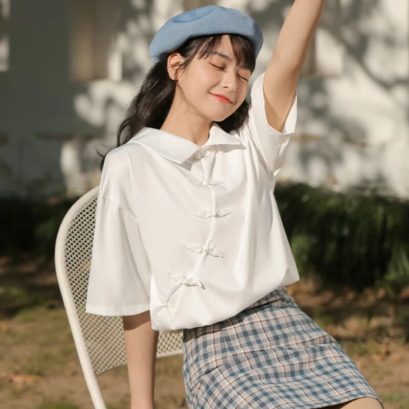 Chemise Femme Style Chinois 4 Chemise Femme Style Chinois – Image 2