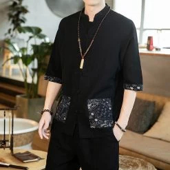 Chemise Homme Bouton Chinois 11 Chemise Homme Bouton Chinois -Univers Chinois chemise homme bouton chinois 34204012544162