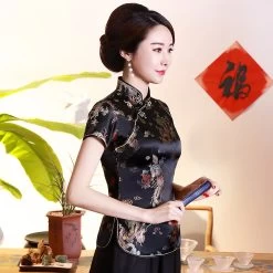 Chemisier Chinois Dragon 16 Chemisier Chinois Dragon -Univers Chinois chemisier chinois dragon 34181702910114