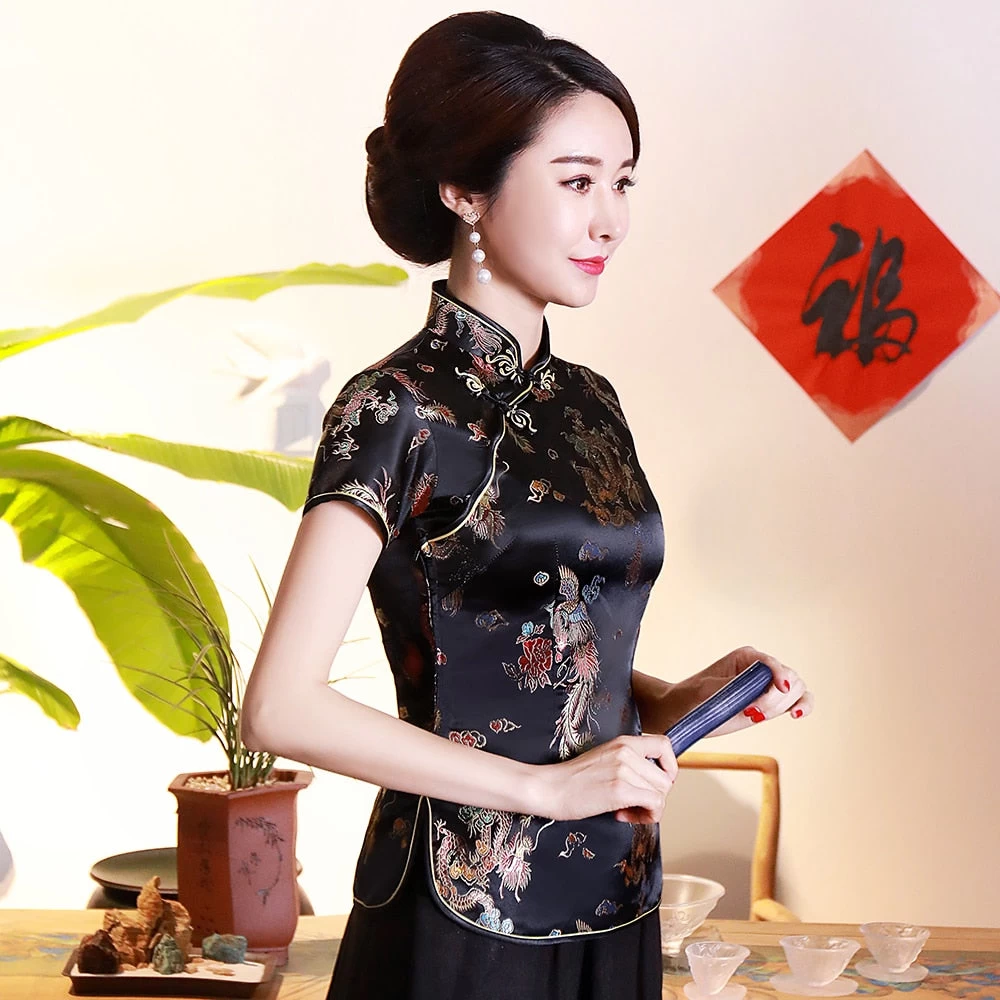 Chemisier Chinois Dragon 8 Chemisier Chinois Dragon – Image 6