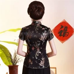 Chemisier Chinois Dragon 17 Chemisier Chinois Dragon -Univers Chinois chemisier chinois dragon 34181703106722