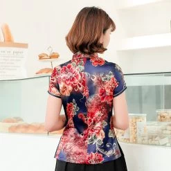 Chemisier Chinois Fleuri 19 Chemisier Chinois Fleuri -Univers Chinois chemisier chinois fleuri 34163232014498