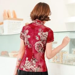 Chemisier Chinois Fleuri 20 Chemisier Chinois Fleuri -Univers Chinois chemisier chinois fleuri 34163232538786