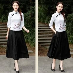 Chemisier Chinois Traditionnel 27 Chemisier Chinois Traditionnel -Univers Chinois chemisier chinois traditionnel 34181376639138