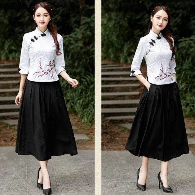 Chemisier Chinois Traditionnel 14 Chemisier Chinois Traditionnel – Image 12