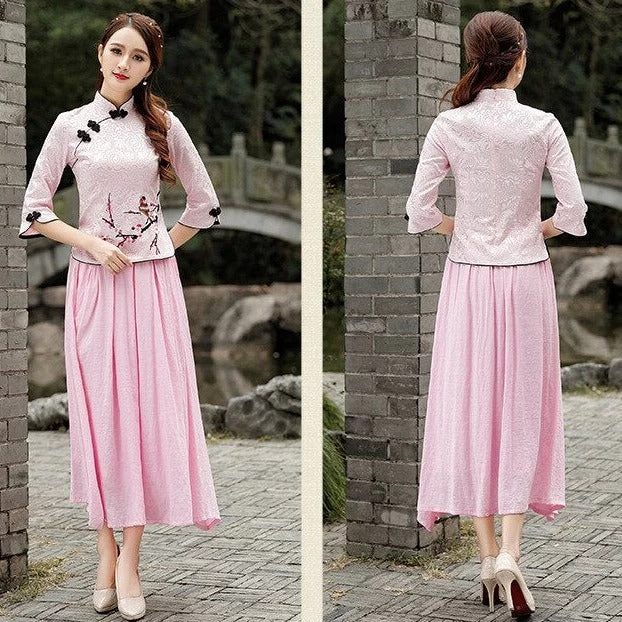 Chemisier Chinois Traditionnel 15 Chemisier Chinois Traditionnel – Image 13