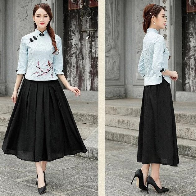 Chemisier Chinois Traditionnel 16 Chemisier Chinois Traditionnel – Image 14