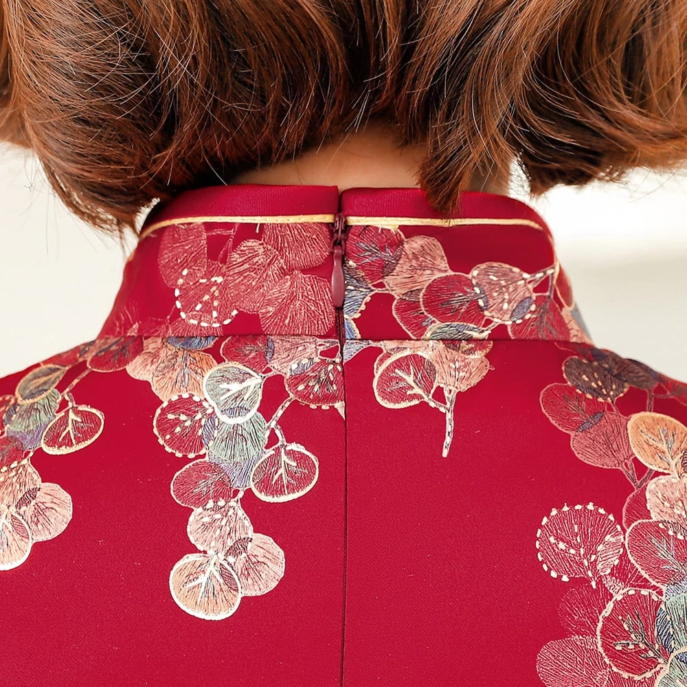 Chemisier Chinois Rouge 10 Chemisier Chinois Rouge – Image 8