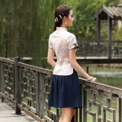 Chemisier Style Chinois 12 Chemisier Style Chinois -Univers Chinois chemisier style chinois 34163144065186