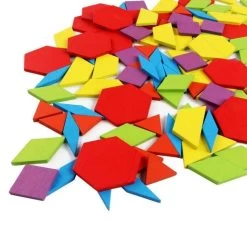 Coffret Tangram En Bois -Univers Chinois coffret tangram en bois 34151114965154