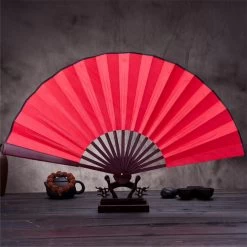 Éventail Chinois Rouge