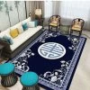 Grand Tapis Chinois Bleu -Univers Chinois grand tapis chinois bleu 33689749356706