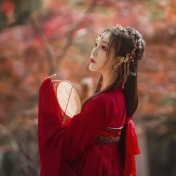 Hanfu Rouge 11 Hanfu Rouge -Univers Chinois hanfu rouge 33752487198882