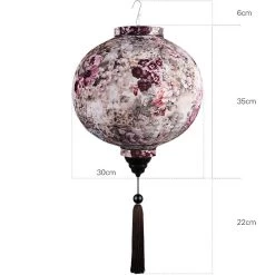 Lampion Chinois Fleurs -Univers Chinois lampion chinois fleur 33857114505378