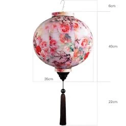 Lampion Chinois Fleurs -Univers Chinois lampion chinois fleur 33857115193506
