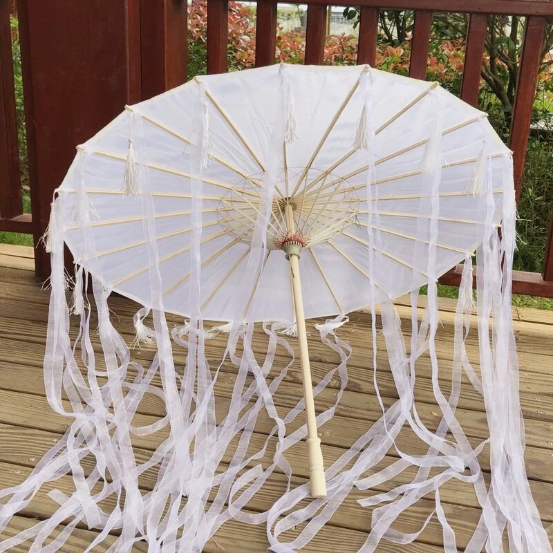 Ombrelle Chinoise Blanche 3 Ombrelle Chinoise Blanche