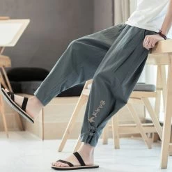 Pantalon Chinois Ajusté 21 Pantalon Chinois Ajusté -Univers Chinois pantalon chinois ajuste 34184430944418