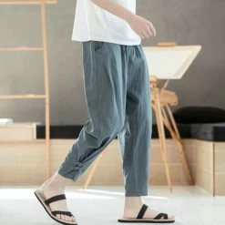 Pantalon Chinois Ajusté 33 Pantalon Chinois Ajusté -Univers Chinois pantalon chinois ajuste 34184437104802