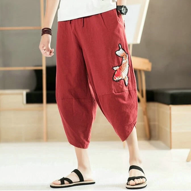 Pantalon Chinois Carpe Koï 4 Pantalon Chinois Carpe Koï – Image 2