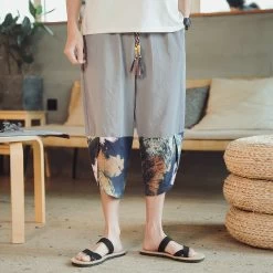 Pantalon Chinois Fendu -Univers Chinois pantalon chinois fendu 34184543010978