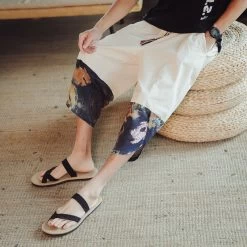 Pantalon Chinois Fendu -Univers Chinois pantalon chinois fendu 34184545435810