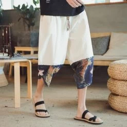 Pantalon Chinois Fendu -Univers Chinois pantalon chinois fendu 34189227491490