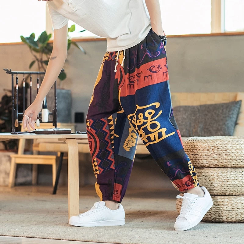 Pantalon Motif Chinois 3 Pantalon Motif Chinois