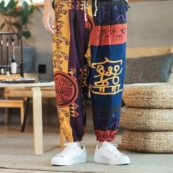 Pantalon Motif Chinois 12 Pantalon Motif Chinois -Univers Chinois pantalon motif chinois 34184678342818